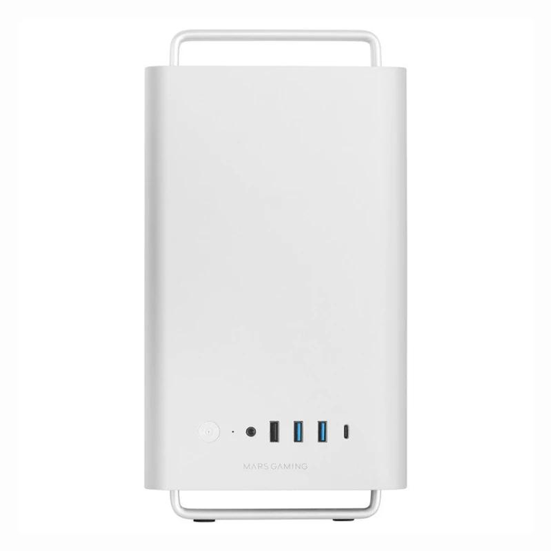 MARS GAMING Microatx MCELITE Alto Rendi. Blanco 3