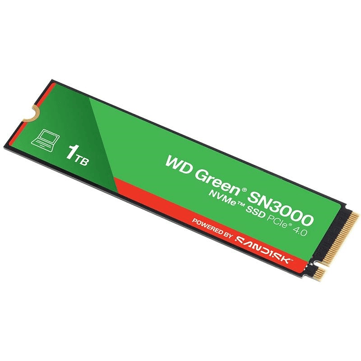 WD Green SN3000 SSD 1TB PCIe Gen4  NVMe 1