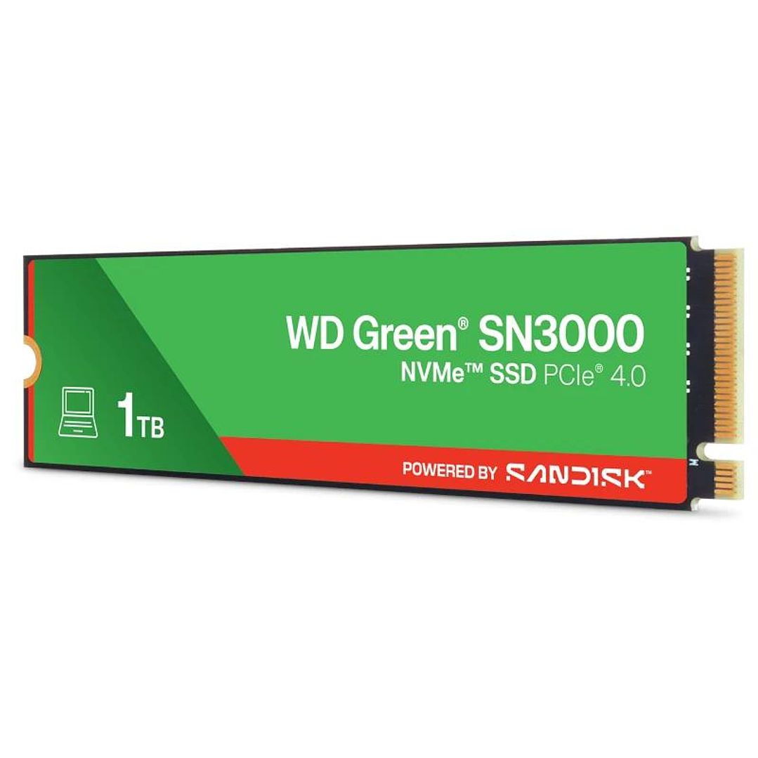 WD Green SN3000 SSD 1TB PCIe Gen4  NVMe 2