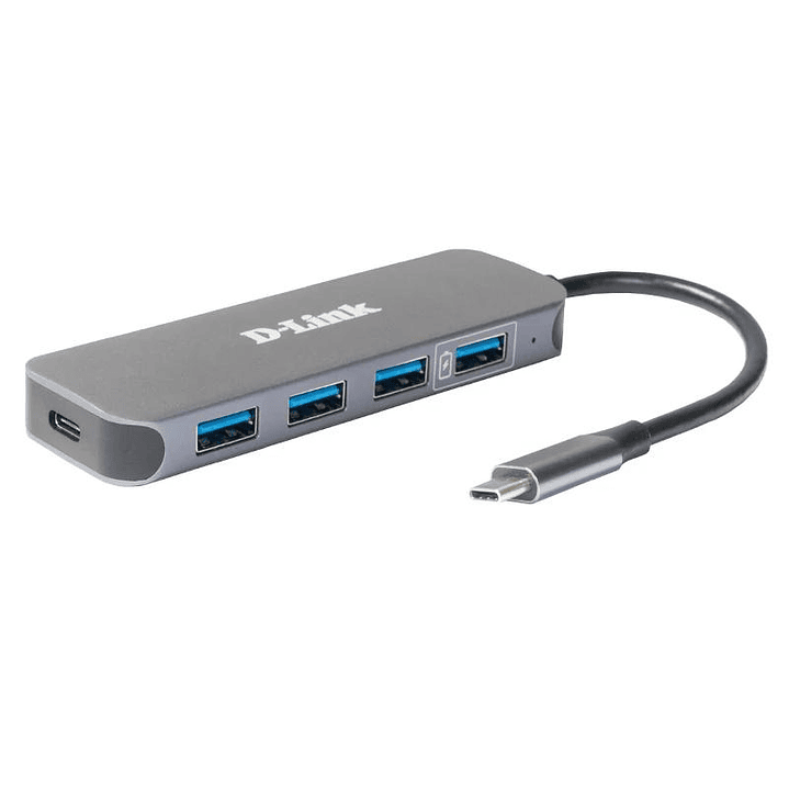D-Link DUB-2340 USB-C 4xUSB 3.0 Hub PD 2