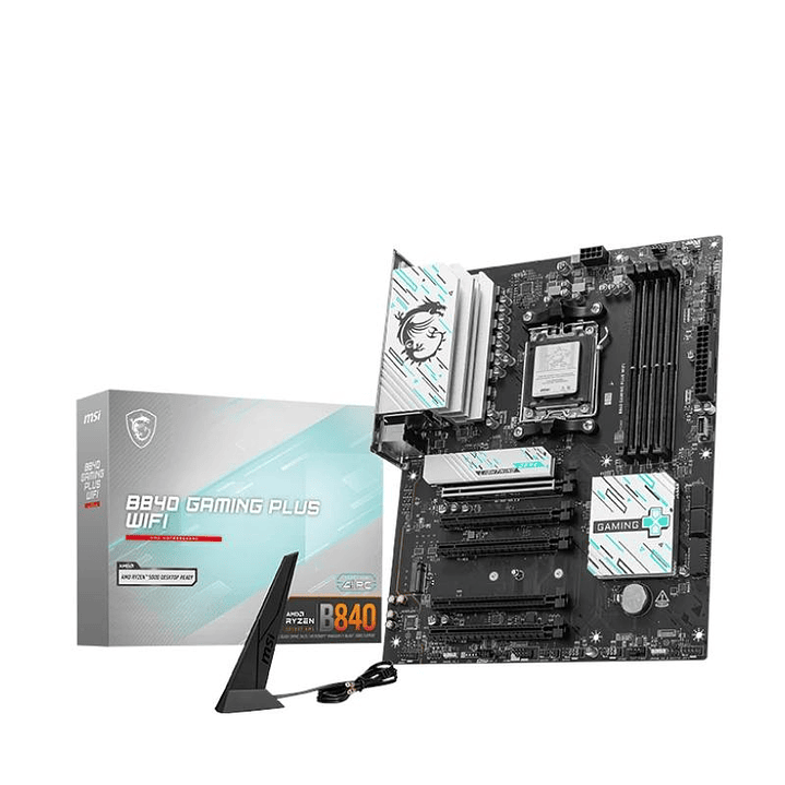 MSI Placa Base B840 GAMING PLUS WIFI DDR5 ATX AM5 2