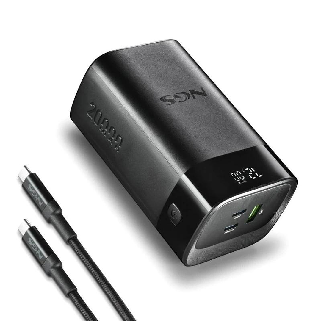 NGS BATERIA EXTERNA PORTATIL CARGA RAPIDA 65W 3