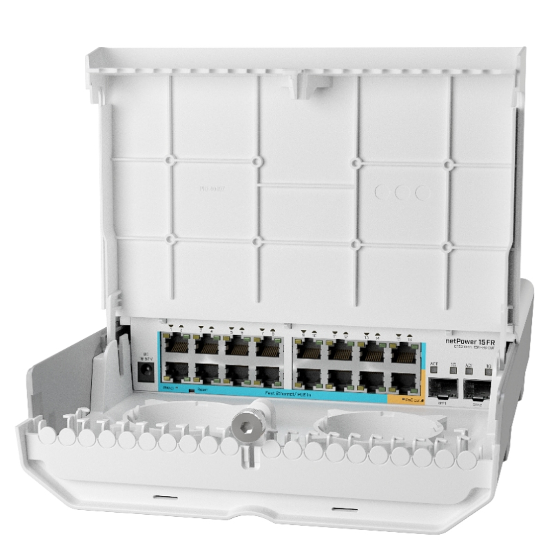 Mikrotik CRS318-1Fi-15Fr-2S-OUT NetPower Switch 4