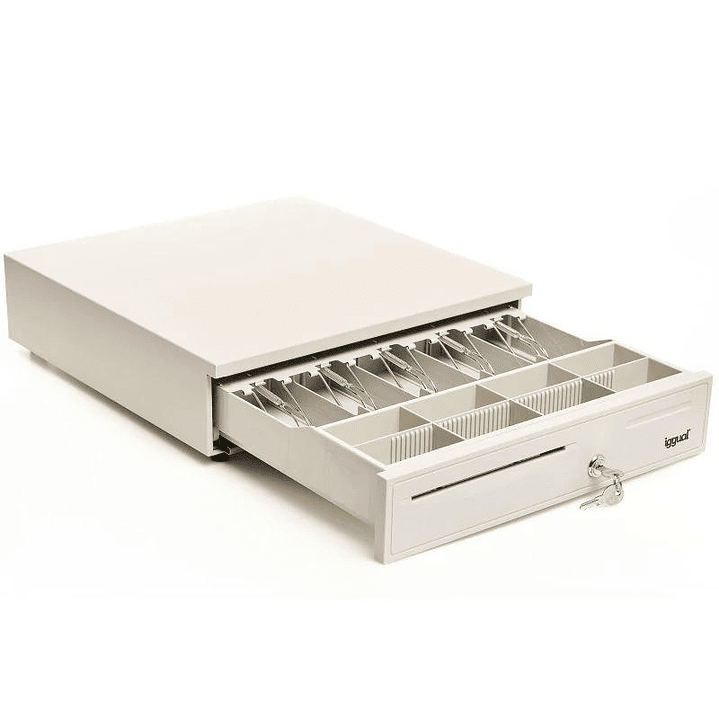 iggual Cajón Portamonedas IRON-50W 42cm 5+8 blanco 4