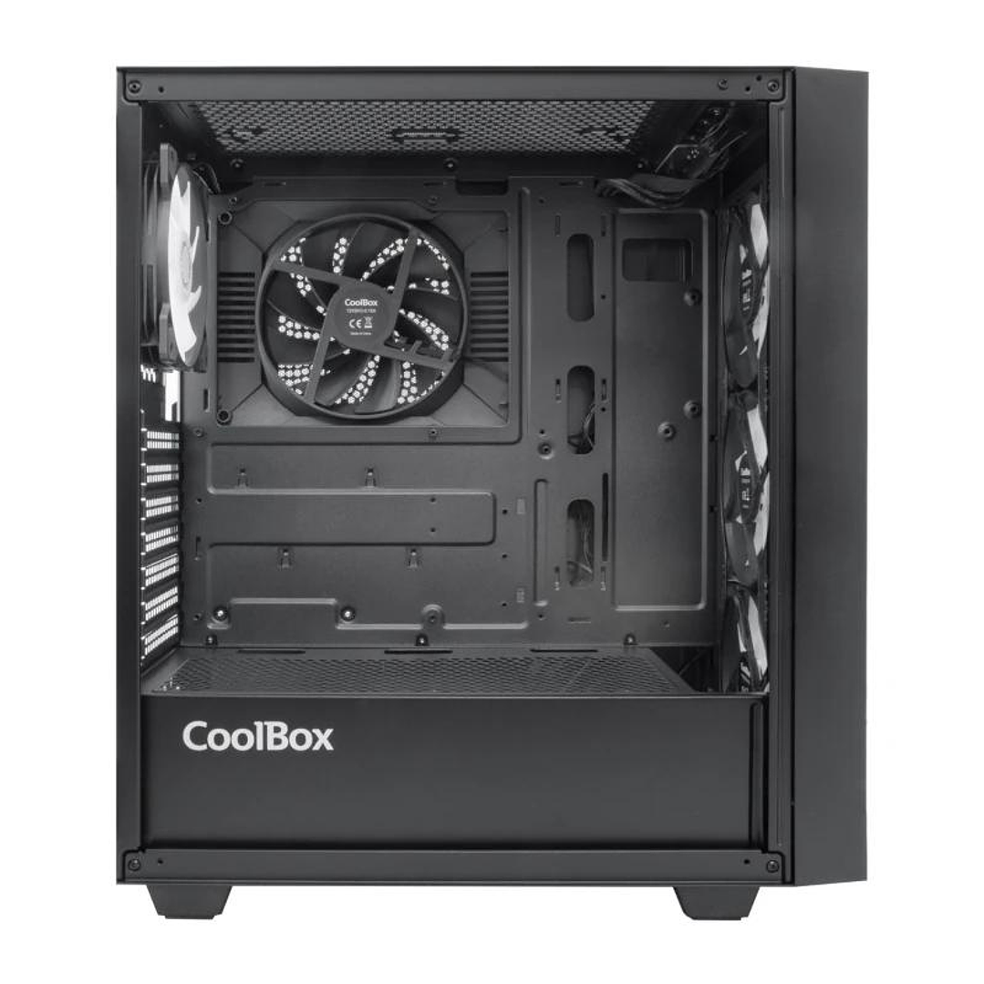 Coolbox Caja Gaming ATX GA300 GRIDLINE Black 4