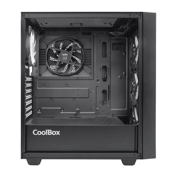 Coolbox Caja Gaming ATX GA300 GRIDLINE Black 4