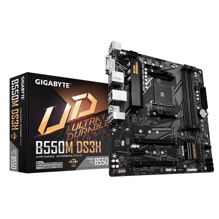 Gigabyte Placa Base B550M DS3H mATX AM4 1