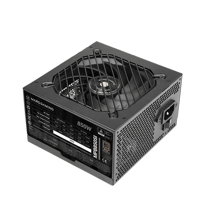 MARS GAMING PSU 850W,DC-DC & SMD TECH,7A GARANTÍA 1