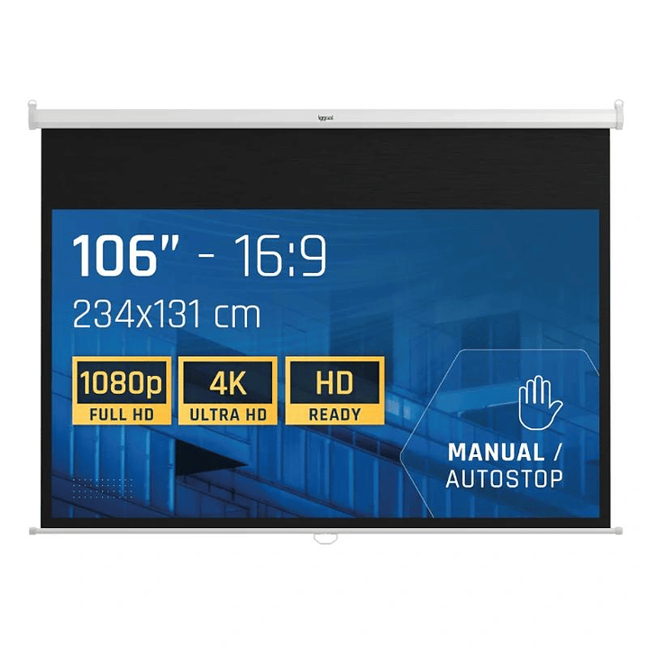 iggual Pantalla manual 16:9 106