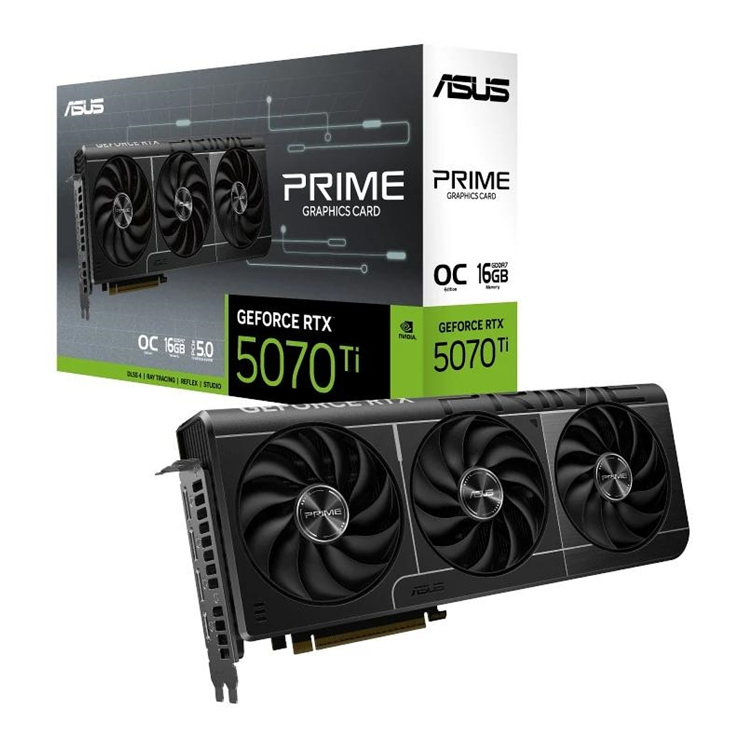 ASUS VGA NVIDIA PRIME RTX 5070 Ti OC 16GB DDR7 1