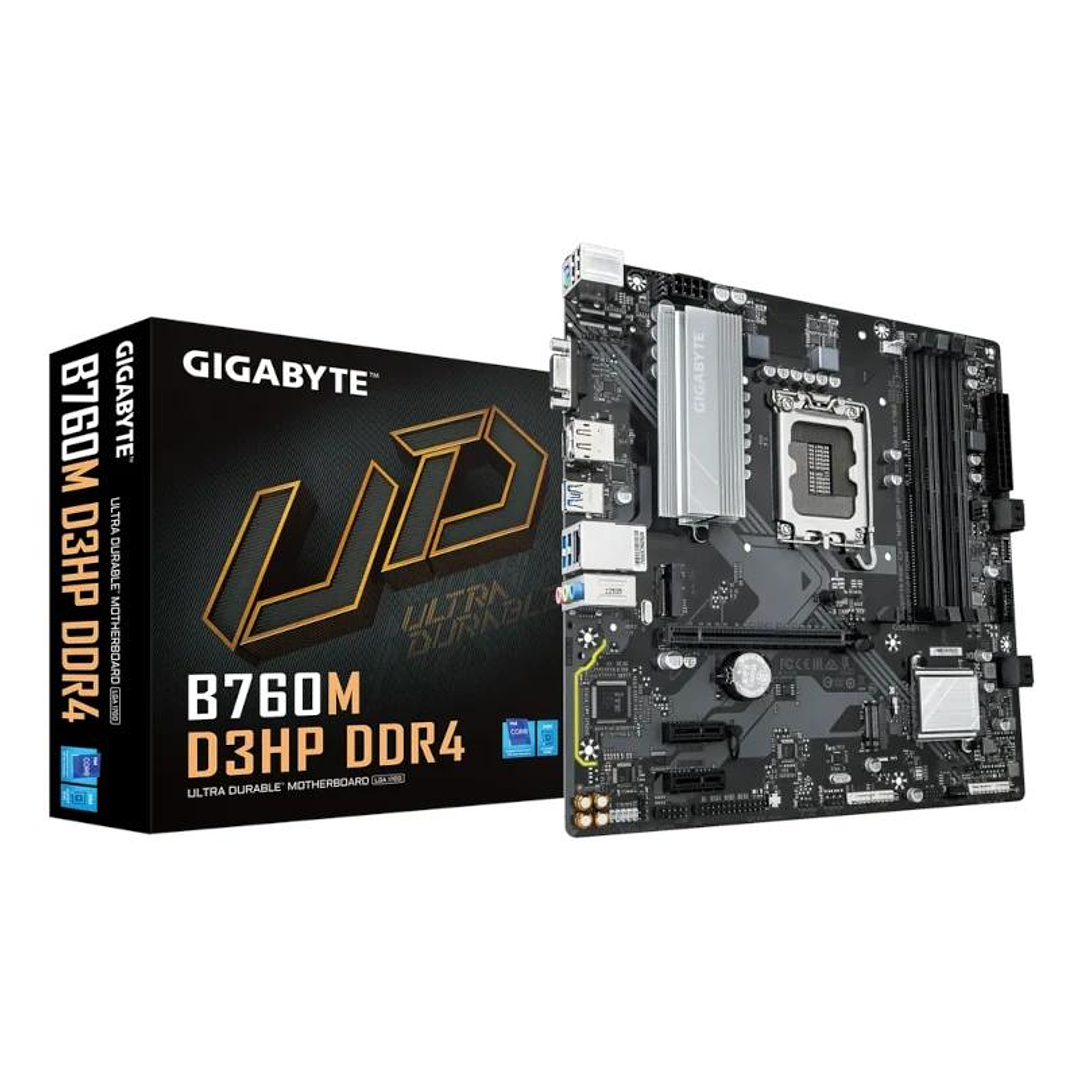 Gigabyte Placa Base B760M D3HP DDR4  mATX LGA1700 2