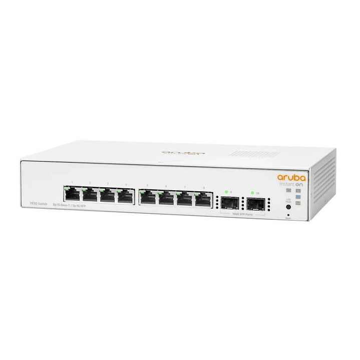HPE NW IOn 1930 8xGbE 2xSFP Switch 1U 2