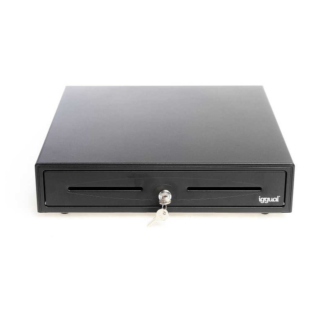 iggual Cajón Portamonedas IRON-70 44,5cm 5+8 negro 1