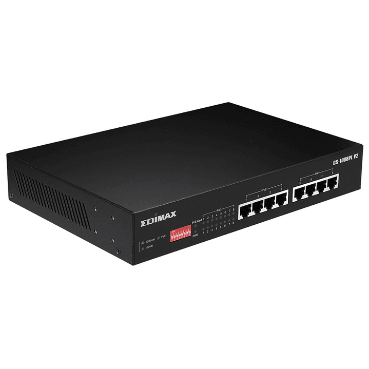 Edimax GS-1008PL V2 Switch 8xGbE PoE+ 3