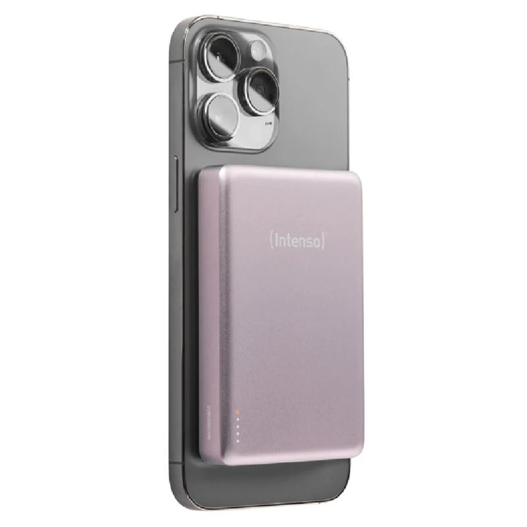 Intenso Powerbank MW10000 MagSafe Rosado 1