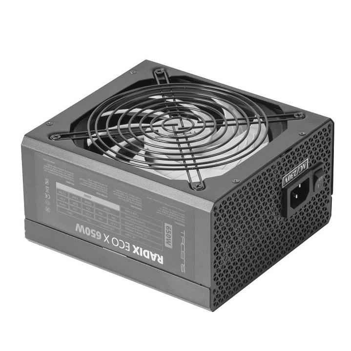 TACENS Psu Radix Eco X 650w 14CM FAN Black 3