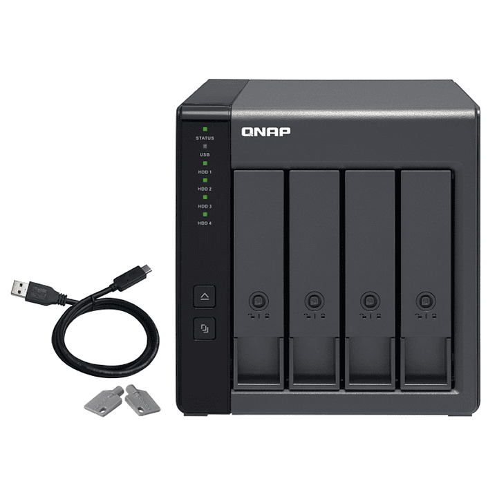 QNAP TR-004 Raid Expansion 4XHDD-Bay 1xUSB-C 3.2 1