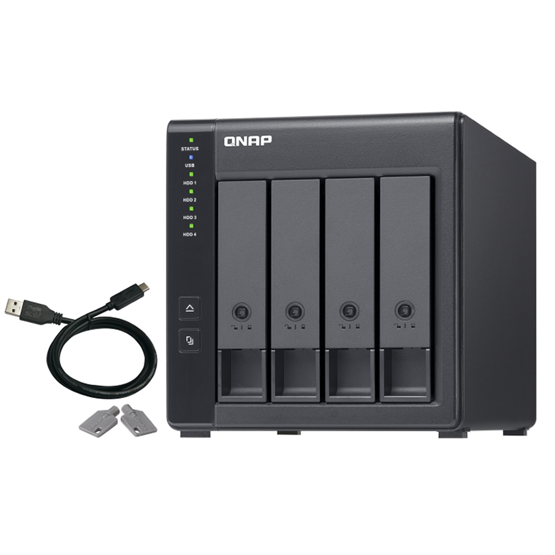 QNAP TR-004 Raid Expansion 4XHDD-Bay 1xUSB-C 3.2 4