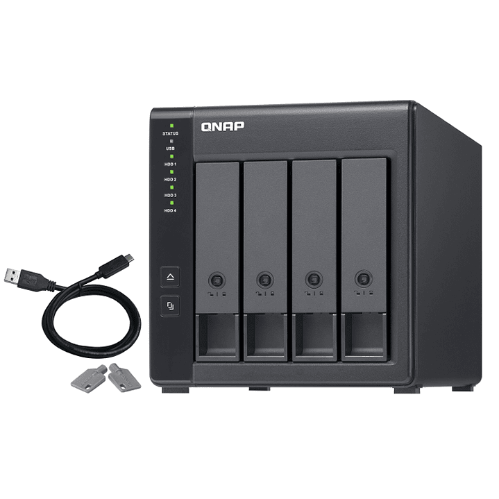 QNAP TR-004 Raid Expansion 4XHDD-Bay 1xUSB-C 3.2 4