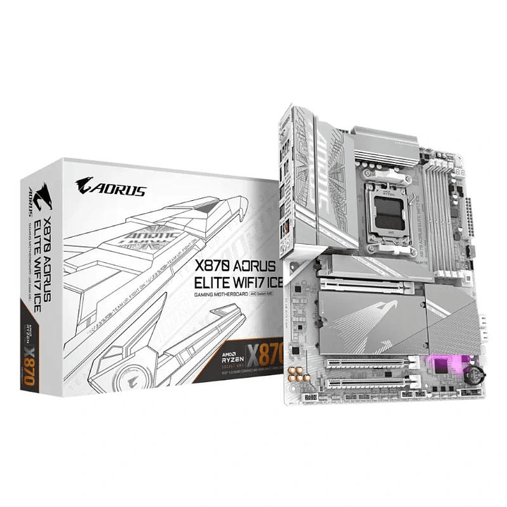 Gigabyte Placa Base X870 A ELITE WF7 ICE  ATX AM5 1
