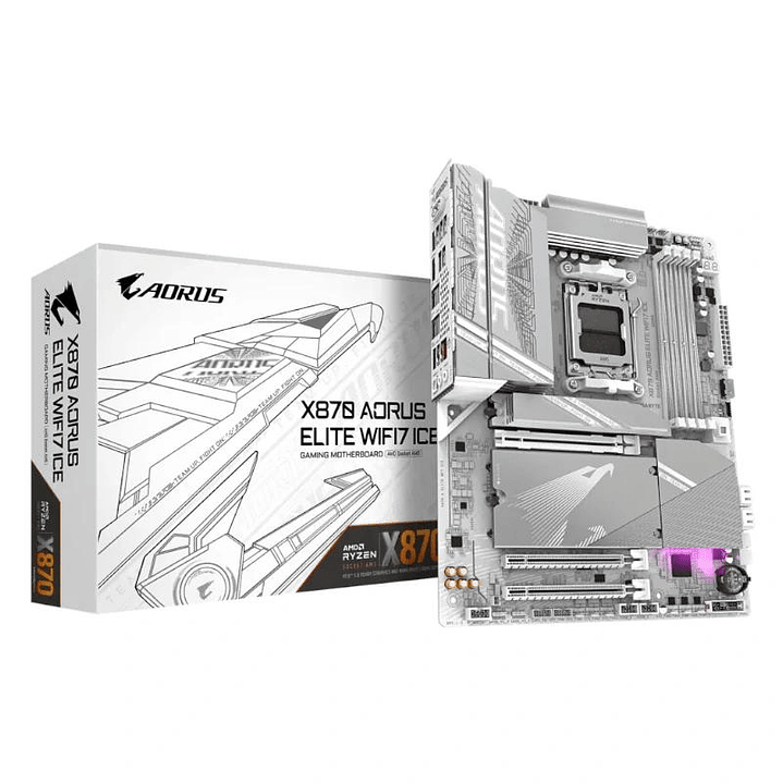 Gigabyte Placa Base X870 A ELITE WF7 ICE  ATX AM5 2