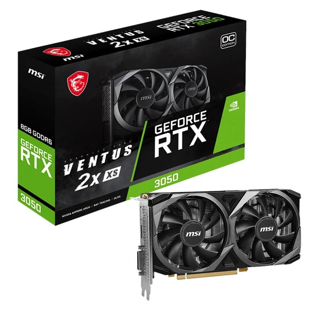 MSI VGA NVIDIA RTX 3050 VENTUS 2X XS 8G OC 1