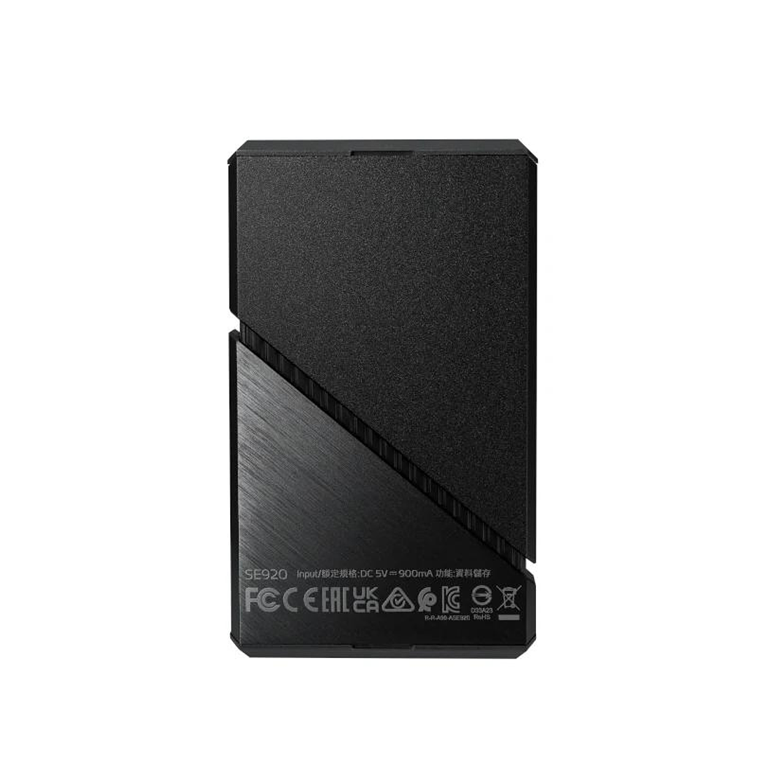 ADATA SE920 SSD Externo 1TB USB4  Negro 3
