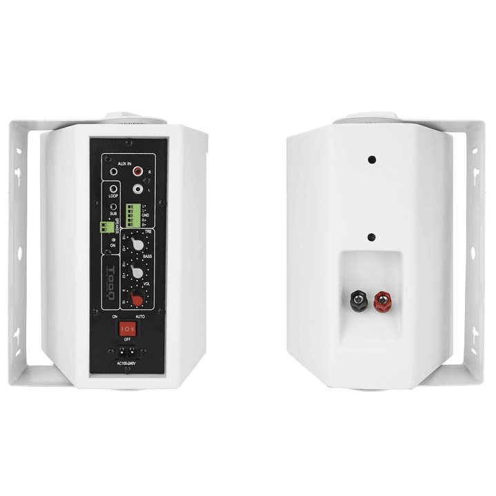 Tooq TQOWS-01W Altavoces Pared Pizarra Dig.2x30W 4