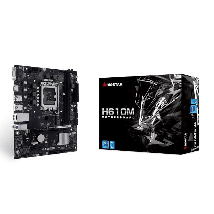 Biostar Placa Base H610MHC 2.0 DDR4 mATX LGA1700 1
