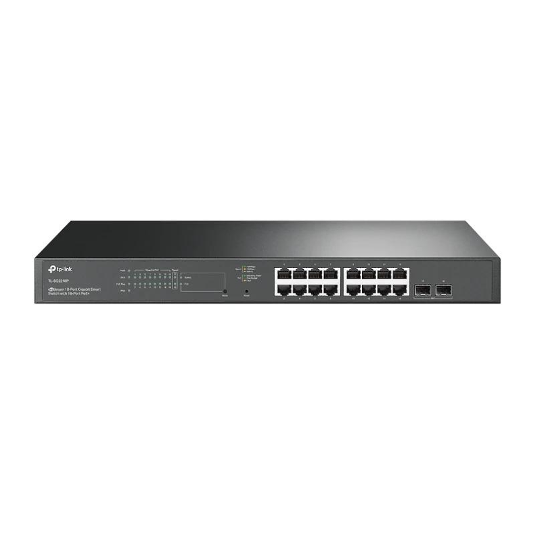 TP-Link SG2218P Switch 16xGbE 2xSFP 150W 1