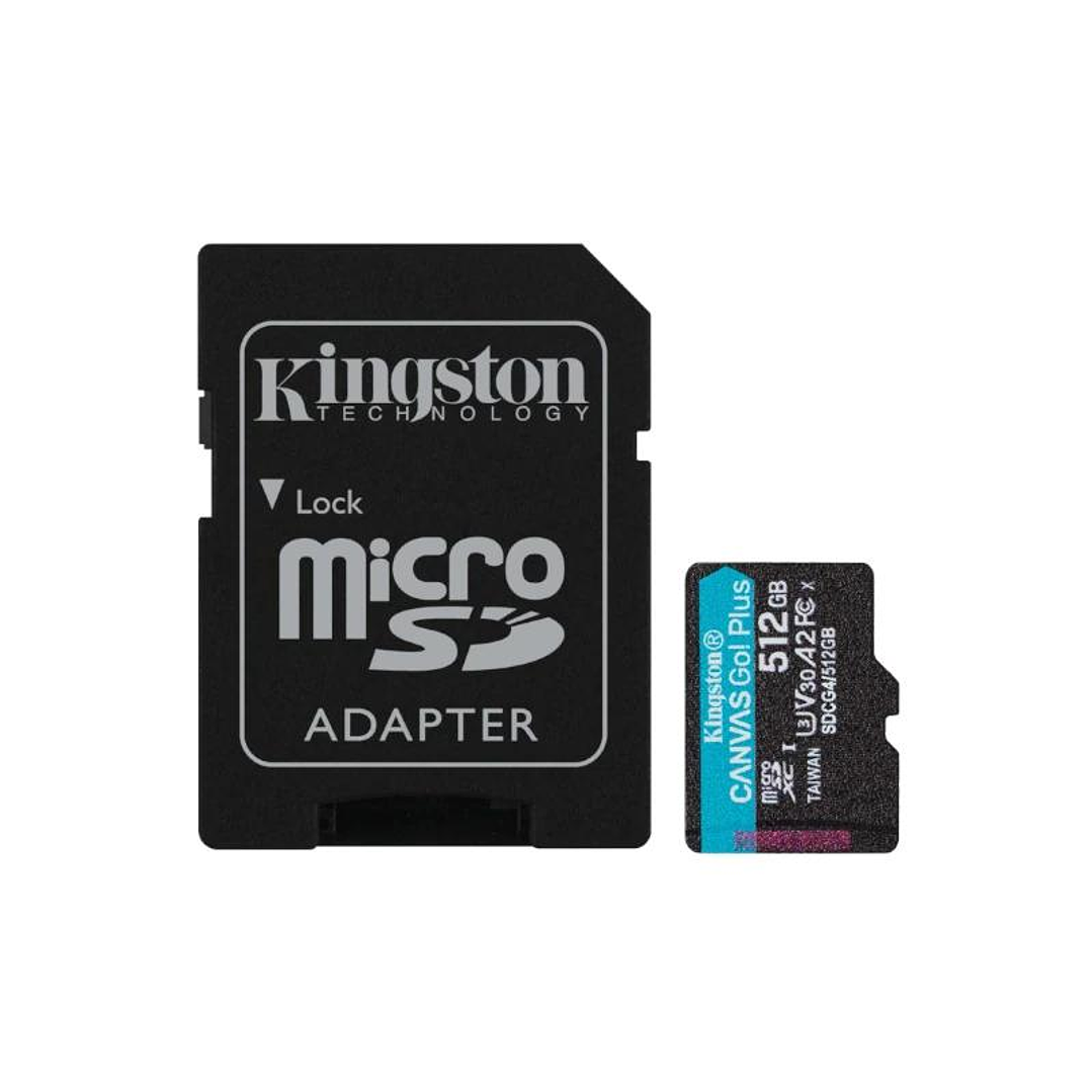 Kingston microSD Canvas Go! Plus 4 512GB 200 MB-s 2
