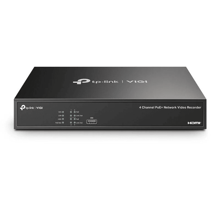 VIGI Grabador IP NVR1004H-4P-2TB Rack 01 HDD 04 C 2