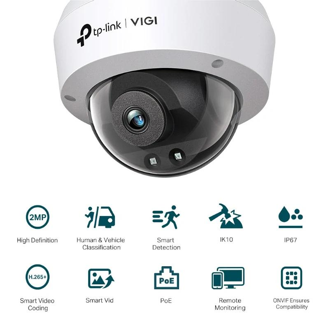 VIGI Cámara IP Domo C220I 2MP Plástico IR 4mm 2
