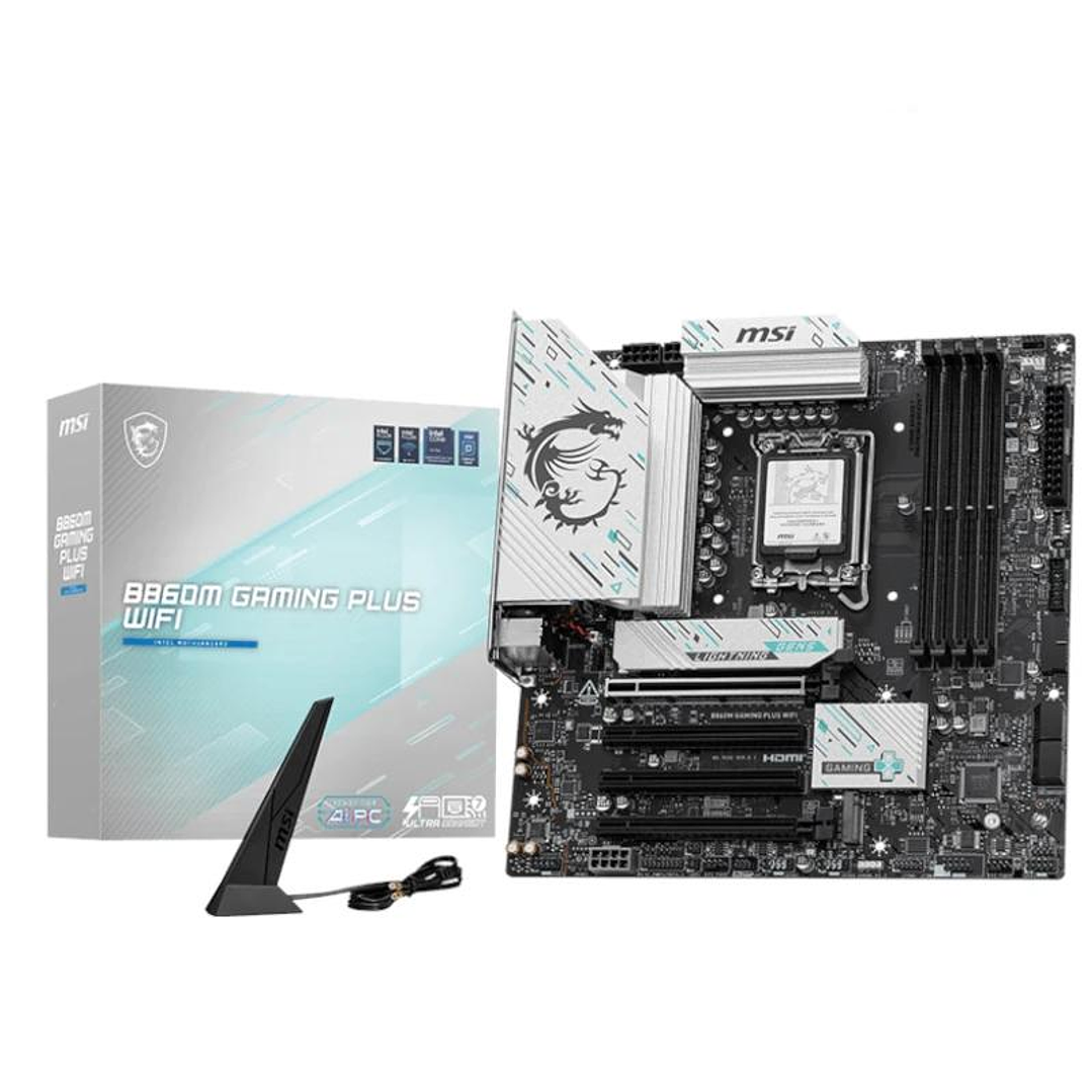 MSI Placa Base B860M GAMING PLUS WIFI mATX D5 1851 4