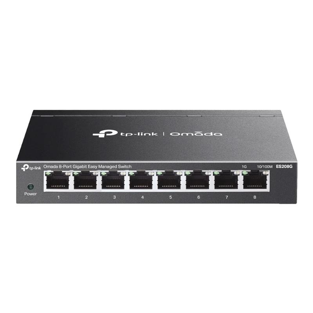 TP-Link ES208G Switch 8xGbE Acero Desktop 1