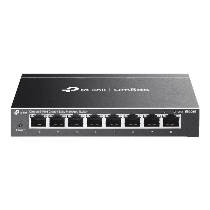 TP-Link ES208G Switch 8xGbE Acero Desktop 1