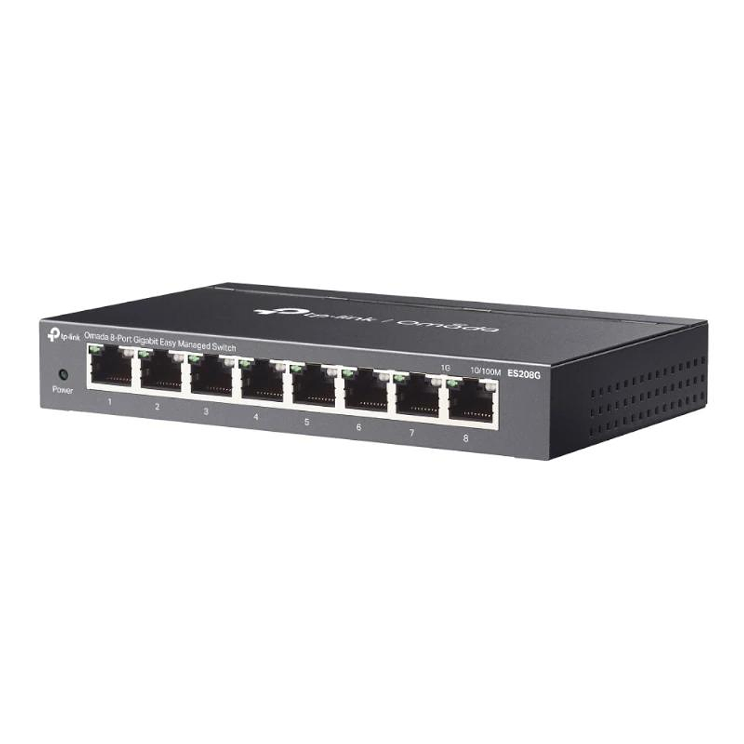 TP-Link ES208G Switch 8xGbE Acero Desktop 2