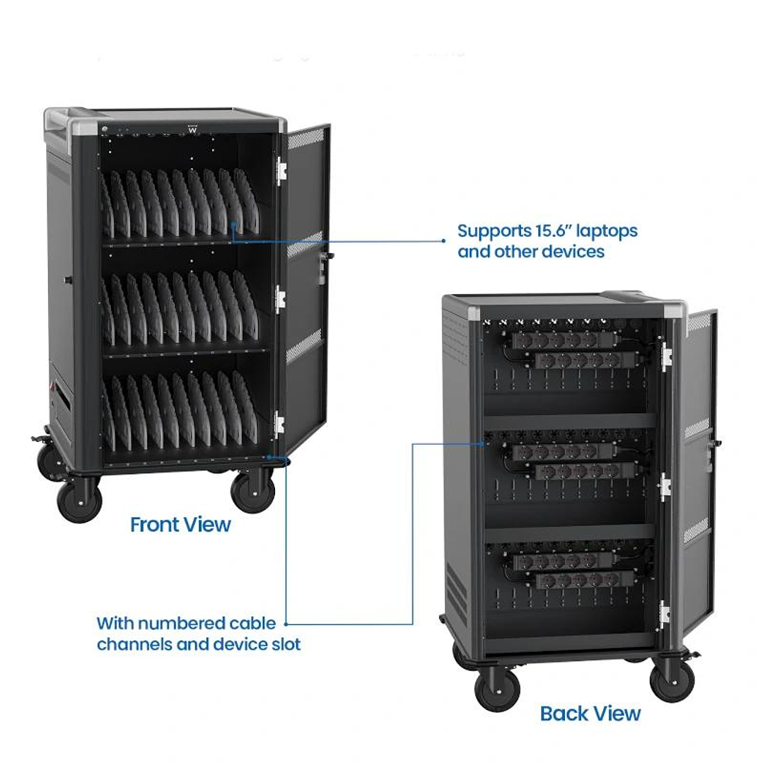 EWENT Armario carga inteligente 30 dispositivos 3