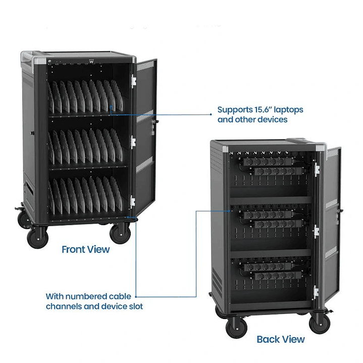 EWENT Armario carga inteligente 30 dispositivos 3