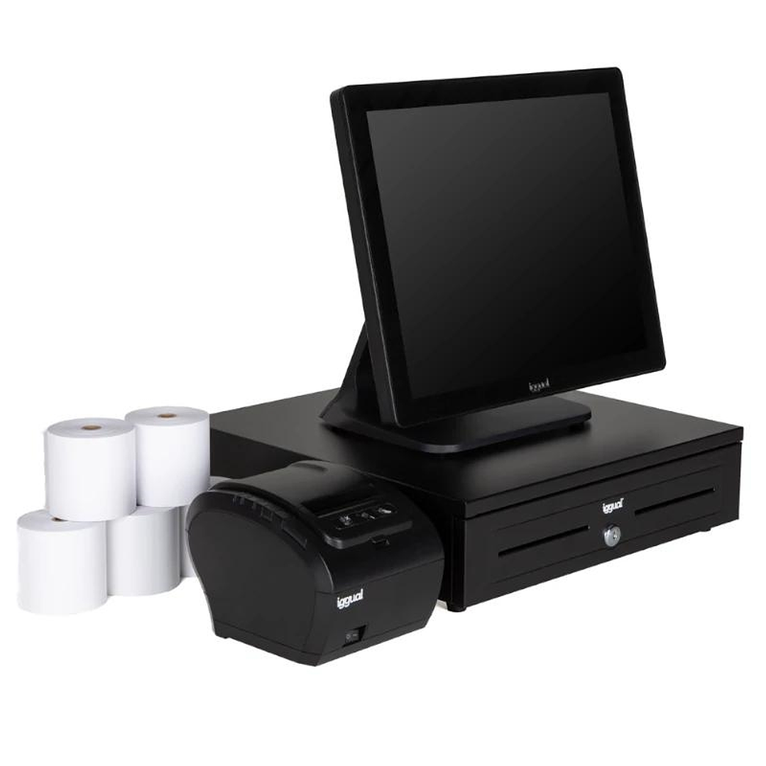 iggual Pack completo TPV 17 AIO TP8002 IRON-HD 1