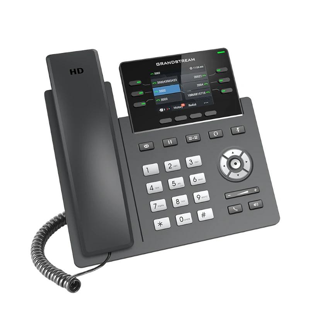 GrandStream IP Phone GRP2613 6 lineas 2xGbE 3