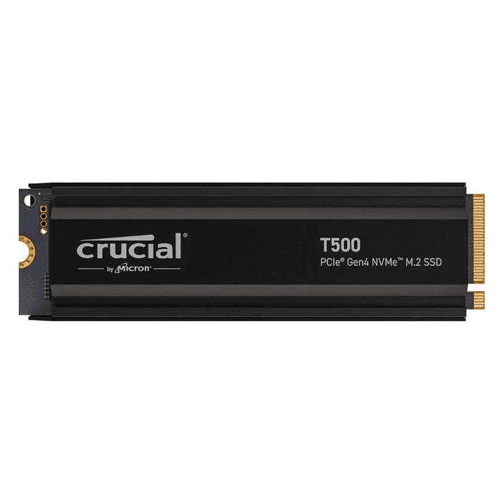 Crucial T500 SSD 1TB PCIe NVMe 4.0 x4 con HS 1