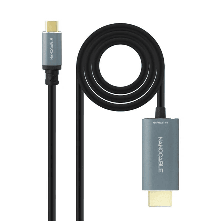 Nanocable Conversor USB-C a HDMI 2.1 8K@60HZ 1.8m 1