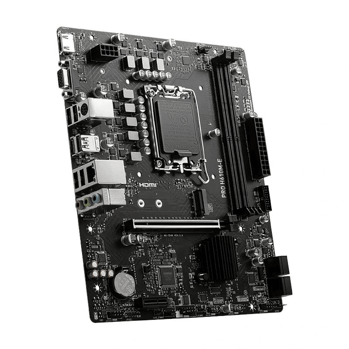 MSI Placa Base PRO H610M-E DDR5 mATX 1700 3