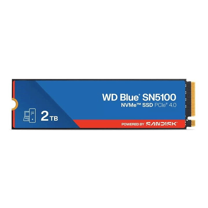 WD Blue SN5100 SSD 2TB NVMe Gen4 6700MB-s 1