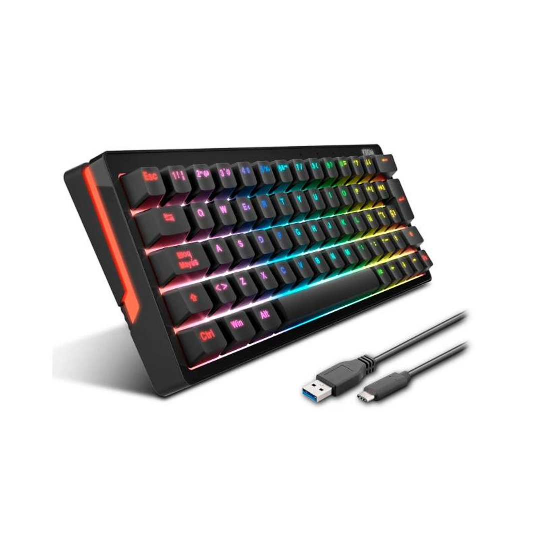 KROM KREATOR Mini Teclado Mecánico  RGB 3