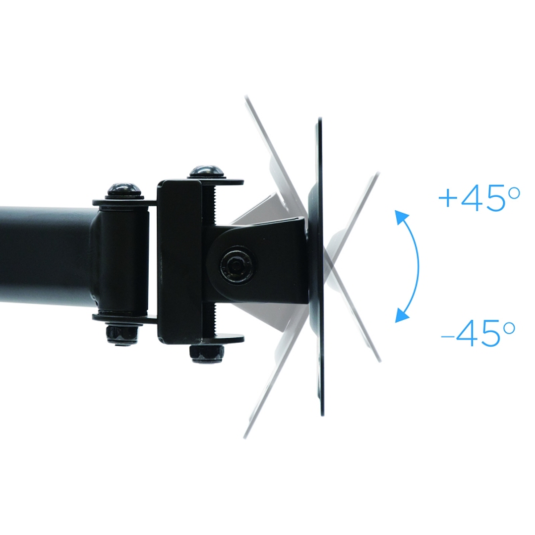 Tooq DB1327TN-B Soporte Monitor Mesa 3Brazos 13-27 3