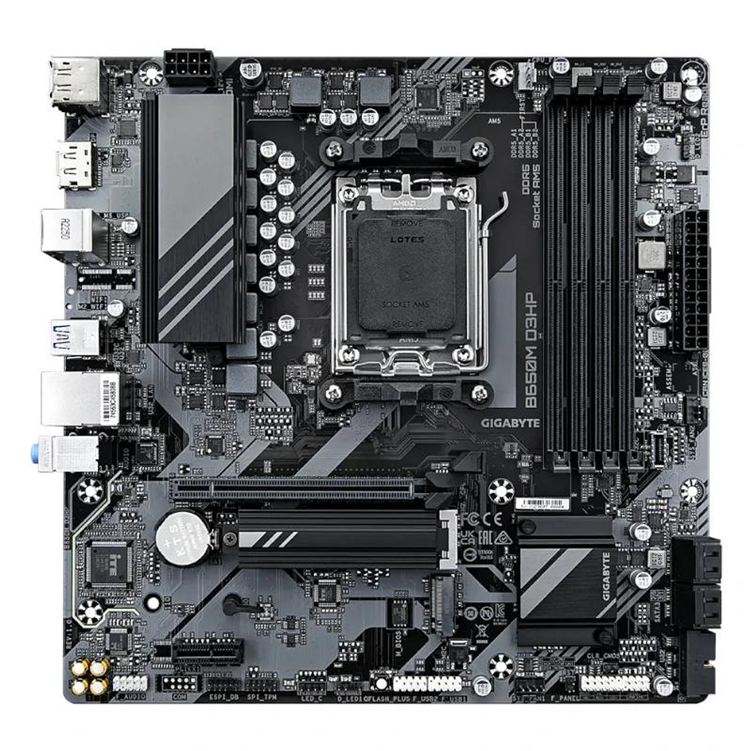 Gigabyte Placa Base B650M D3HP AM5 2