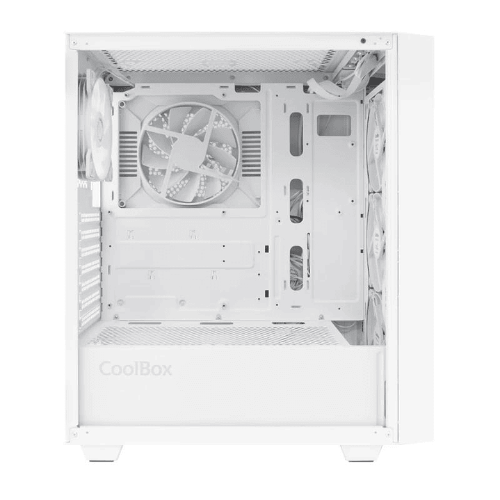 Coolbox Caja Gaming ATX GA300 GRIDLINE White 4