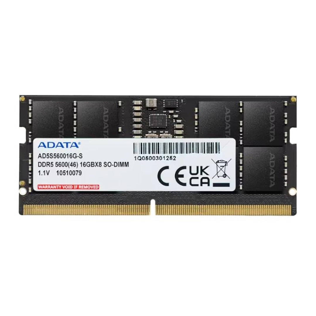 ADATA RAM AD5S560016G-S 16GB 5600Mhz DDR5 SODIMM 1